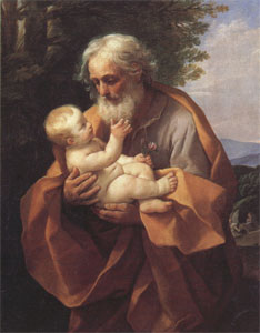 Joseph with the christ child in His Arms (san 05)